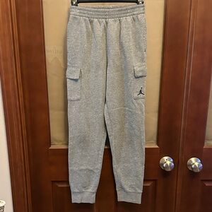 Jordan Gray Cargo Sweatpants